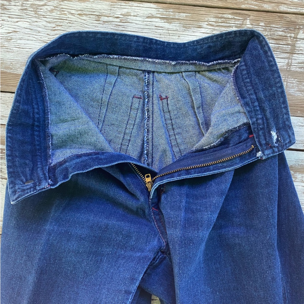 Vintage 80’s jeans, embroidered pockets, straight leg, 22” waist, XS - Picture 10 of 14